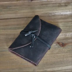 Carnet Avec Couverture En Cuir, Marron, M -Epees Celtiques Magasin carnet avec couverture en cuir marron m 4