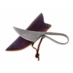 Couteau Préhistorique En Acier Damast