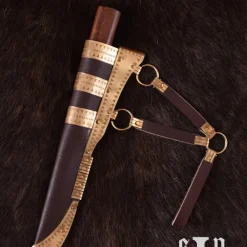 SPQR Couteau Viking Kattegat, Damas Acier -Epees Celtiques Magasin couteau viking kattegat damas acier 3