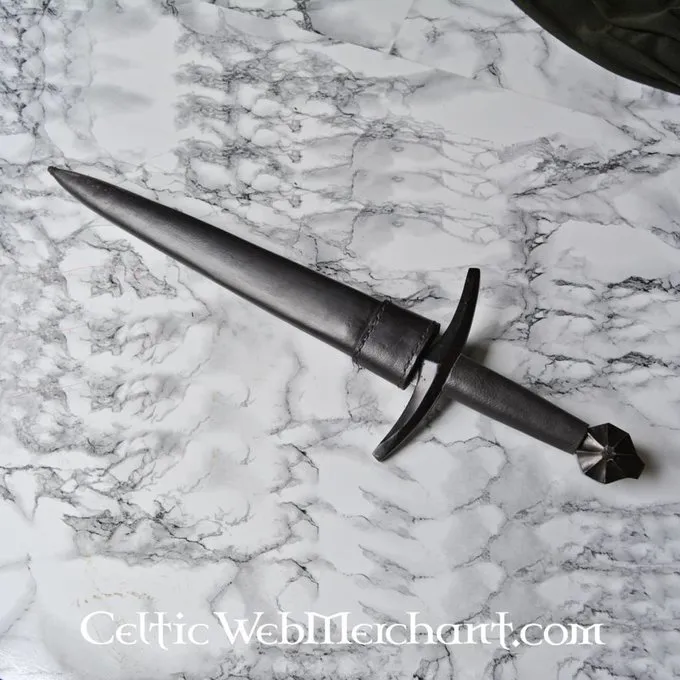 Deepeeka Dague Médiévale à Poignée Noire 4 Deepeeka Dague Médiévale à Poignée Noire – Image 2