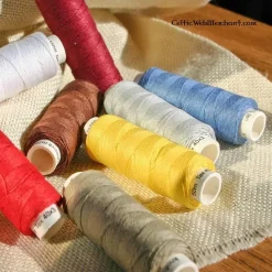 Fil De Lin Aubergine, 50 M -Epees Celtiques Magasin fil de lin aubergine 50 m 2