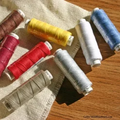 Fil De Lin, Rouge, 50 M -Epees Celtiques Magasin fil de lin rouge 50 m 1