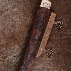 Deepeeka Petite Scramasaxe Viking Nordique Avec Poignée En Os Décorée 10 Deepeeka Petite Scramasaxe Viking Nordique Avec Poignée En Os Décorée -Epees Celtiques Magasin petite scramasaxe viking nordique avec poignee en 3