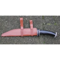 Deepeeka Scramasaxe Courte, Manche Foncé -Epees Celtiques Magasin scramasaxe courte manche fonce 2