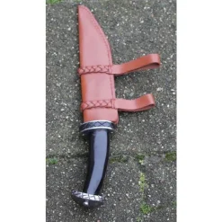 Deepeeka Scramasaxe Courte, Manche Foncé -Epees Celtiques Magasin scramasaxe courte manche fonce 3