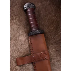 Deepeeka Scramasaxe Viking Avec Poignée En Cuir -Epees Celtiques Magasin scramasaxe viking avec poignee en cuir 2