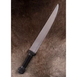 Deepeeka Scramasaxe Viking Noir Avec Poignée Enveloppée De Fil -Epees Celtiques Magasin scramasaxe viking noir avec poignee enveloppee de 2