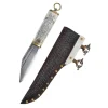 Deepeeka Scramasaxe Viking Style Borre Avec Poignée En Os -Epees Celtiques Magasin scramasaxe viking style borre avec poignee en os