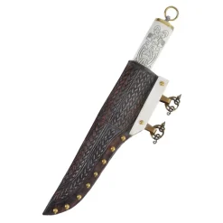 Deepeeka Scramasaxe Viking Style Borre Avec Poignée En Os -Epees Celtiques Magasin scramasaxe viking style borre avec poignee en os 2
