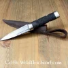 Deepeeka Sgian Dubh (poignard écossais), En Acier De Damas