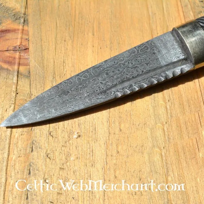 Deepeeka Sgian Dubh (poignard écossais), En Acier De Damas 5 Deepeeka Sgian Dubh (poignard écossais), En Acier De Damas – Image 3