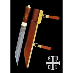 SPQR Viking Seax Wexford, Acier Damas -Epees Celtiques Magasin viking seax wexford acier damas 2